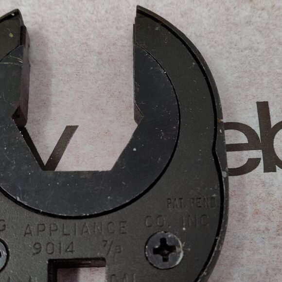 TAC Tubing Appliance 9014 7/8” Drive Ratcheting Crowsfoot 3/8” Drive **READ** - Picture 4 of 8